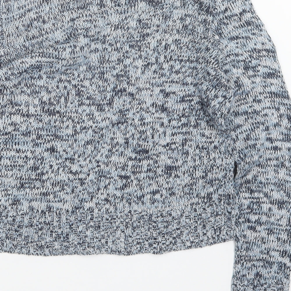 Divided by H&M Womens Blue Knit Pullover Jumper Size XS