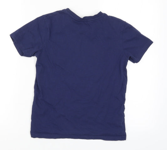George Boys Blue Basic T-Shirt Size 9-10 Years