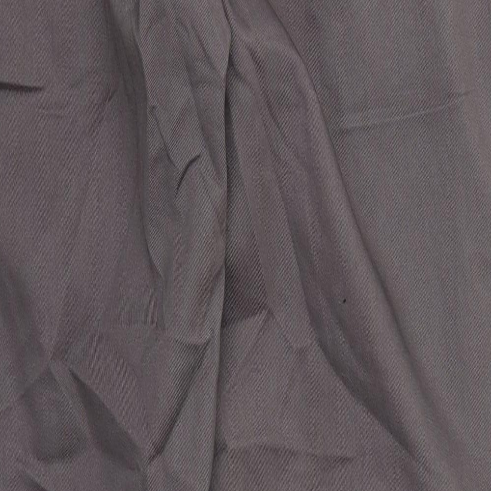 Mens UK Size 34 Preworn Regular Fit Grey Trousers