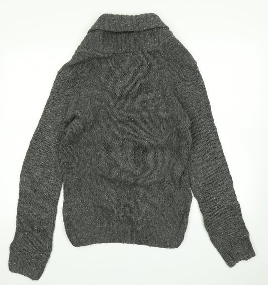 Officers Club Mens Grey Knit Pullover Jumper Size S