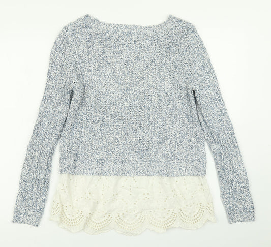 Womens UK Size 10 NEXT Blue Pullover Jumper