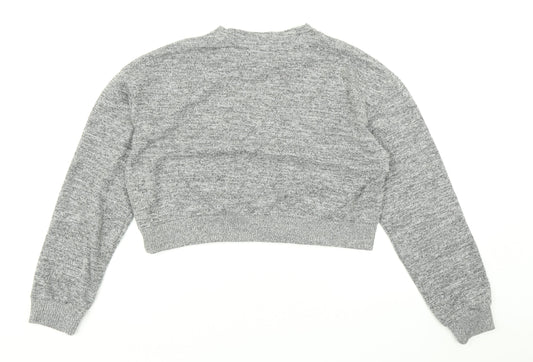 915 Generation Girls Grey Pullover Sweatshirt Size 14-15 Years - Copped