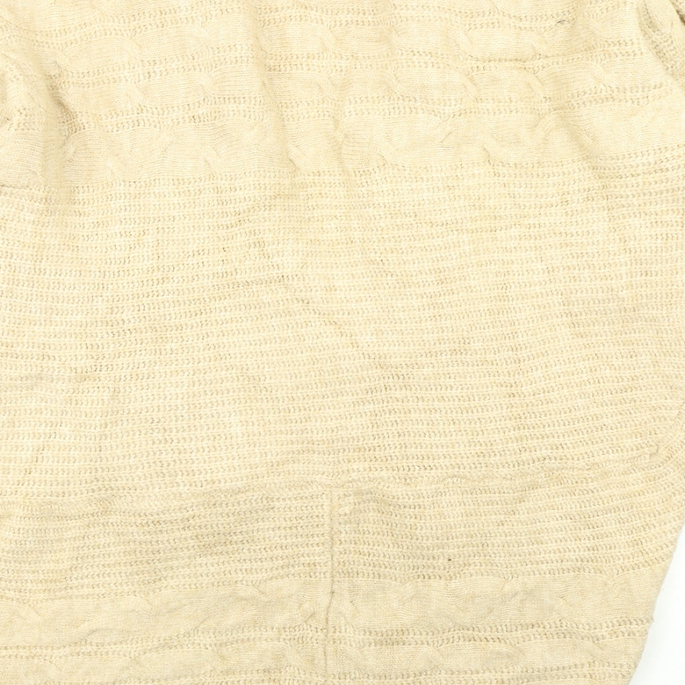 George Womens Brown Knit Cardigan Jumper Size L