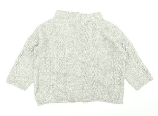 Womens UK Size 14 NEXT Grey Pullover Jumper