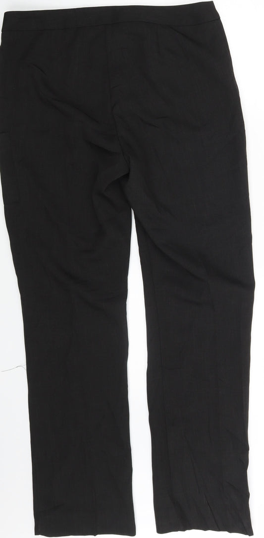 Dimensions Womens Brown Dress Pants Trousers Size 12 L30 in