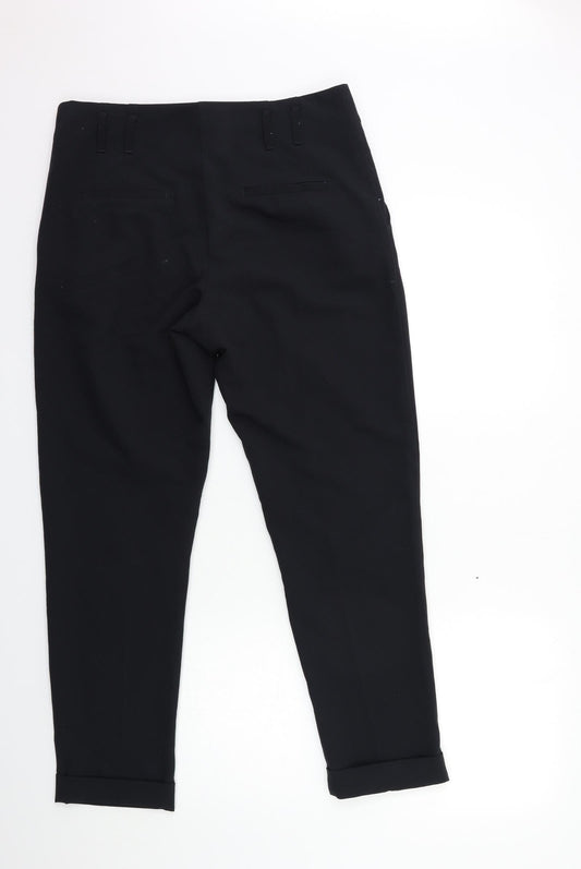 be a friennd Womens Black Trousers Size 12 L28 in
