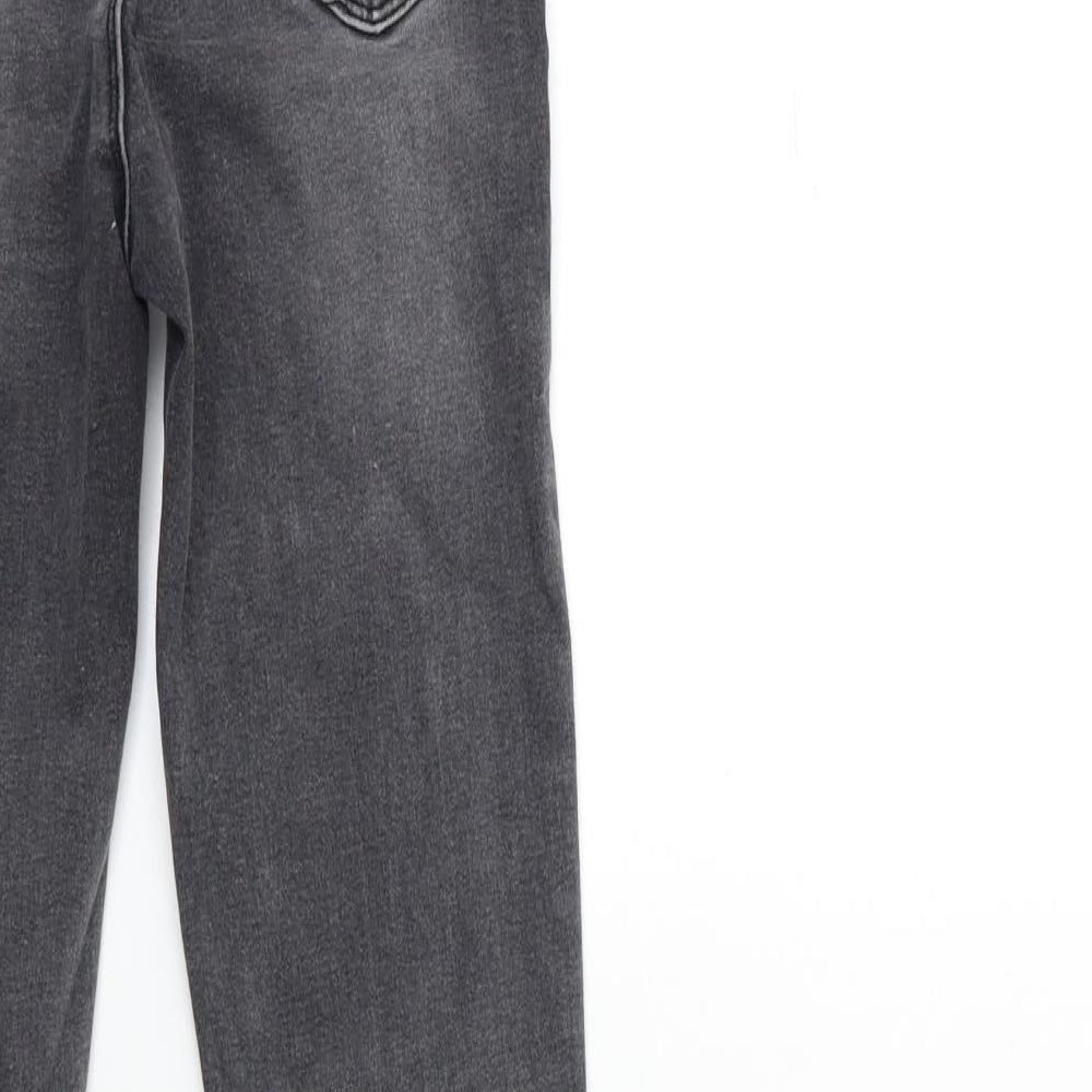 New Look Womens Grey Denim Skinny Jeans Size 10 L30 in