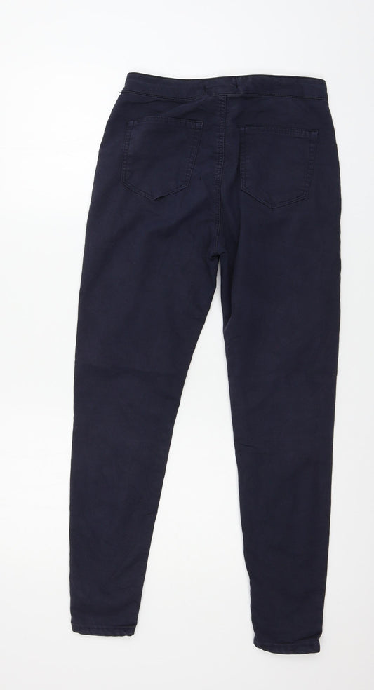 Bershka Womens Blue Denim Skinny Jeans Size 10 L26 in