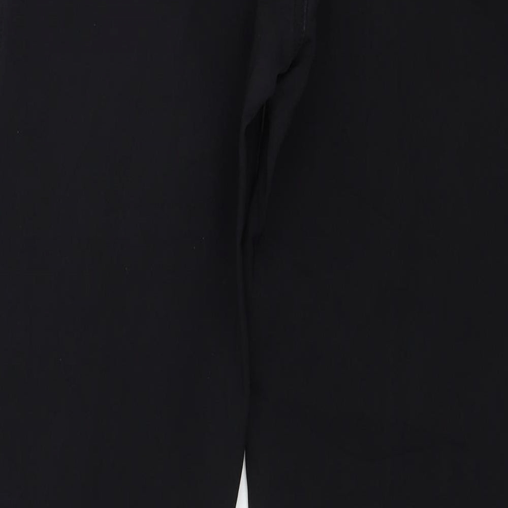 RESERVED Womens Black Trousers Size 10 L27 in
