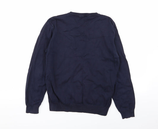 Asda George Boys Blue Pullover Jumper Size 11-12 Years - School Jumper