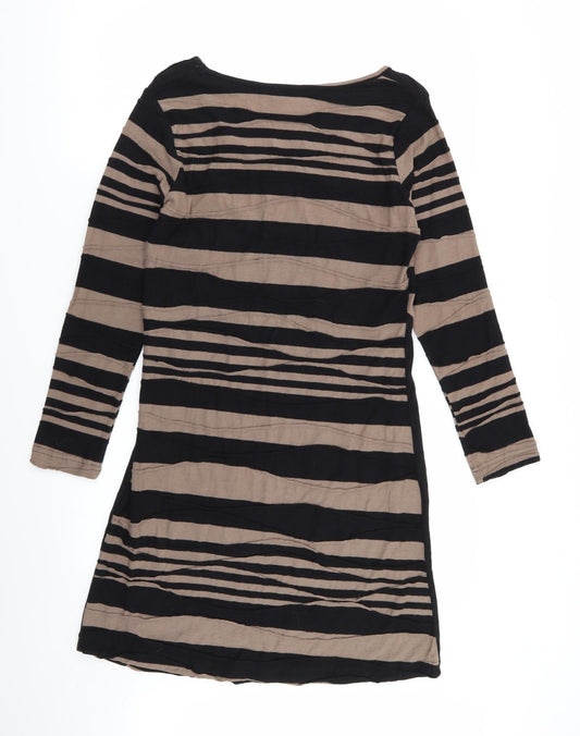 Adini Womens Multicoloured Striped A-Line Size XS