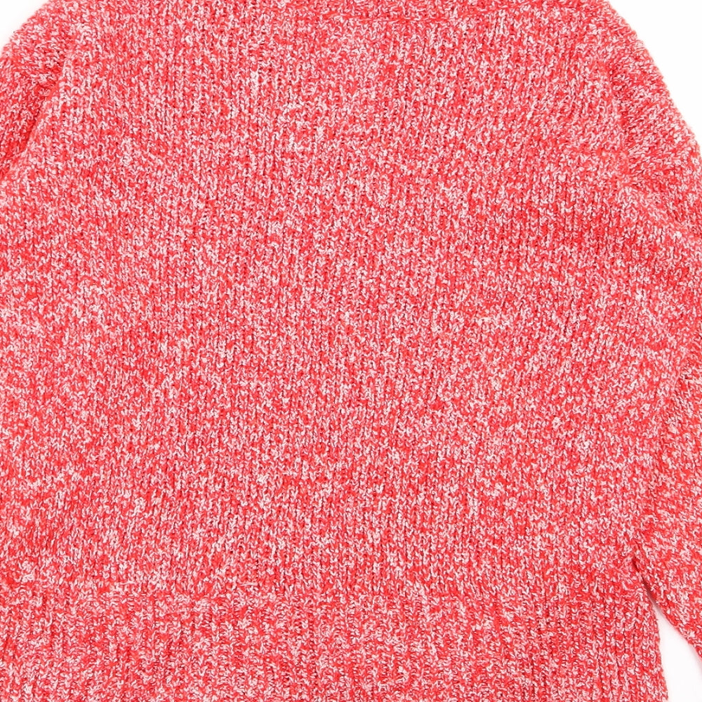 Womens UK Size S M&S Red Pullover Jumper