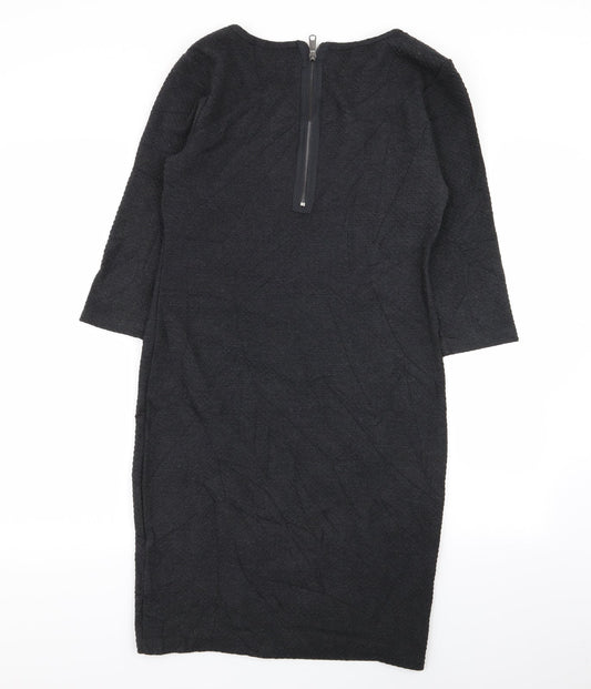 fransa Womens Grey A-Line Size M
