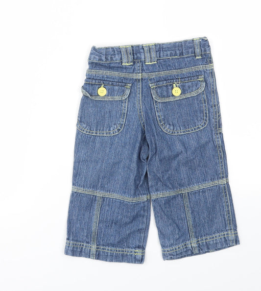 Evie Angel Girls Blue Straight Jeans Size 4-5 Years