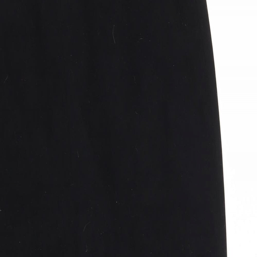 Dorothy Perkins Womens Black A-Line Skirt Size 8