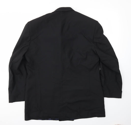M&S Mens Black Jacket Blazer Size 42