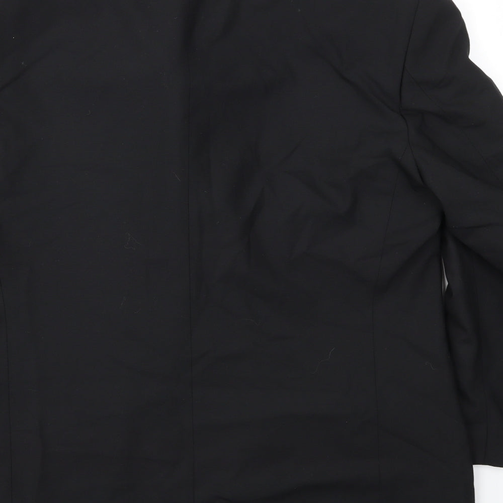 M&S Mens Black Jacket Blazer Size 42
