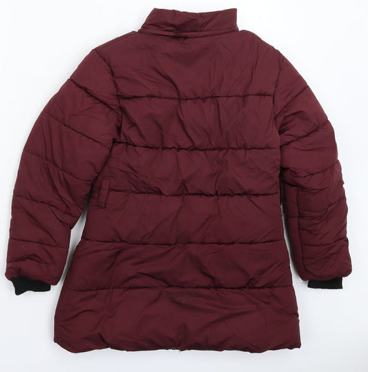 JingPintz Girls Brown Puffer Jacket Coat Size XL