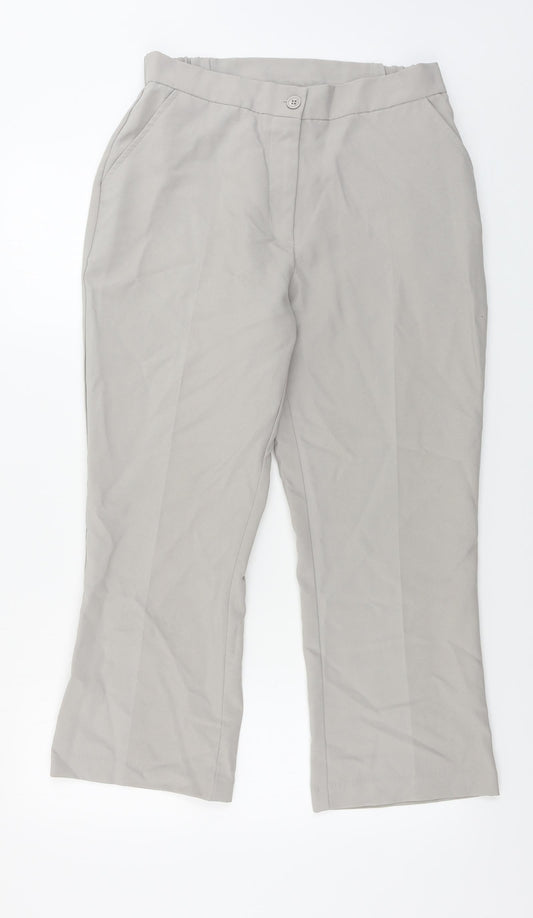 Womens UK Size 30 in Damart Regular Fit Beige Trousers