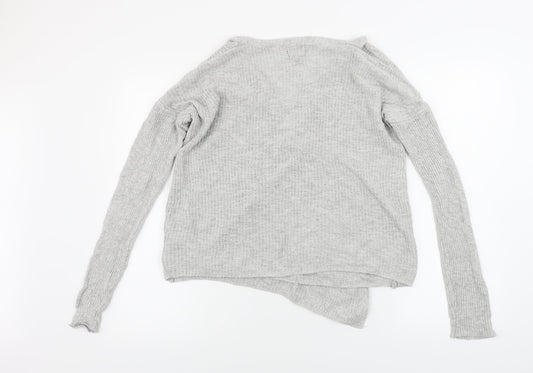 Primark Womens Grey Cardigan Jumper Size 8
