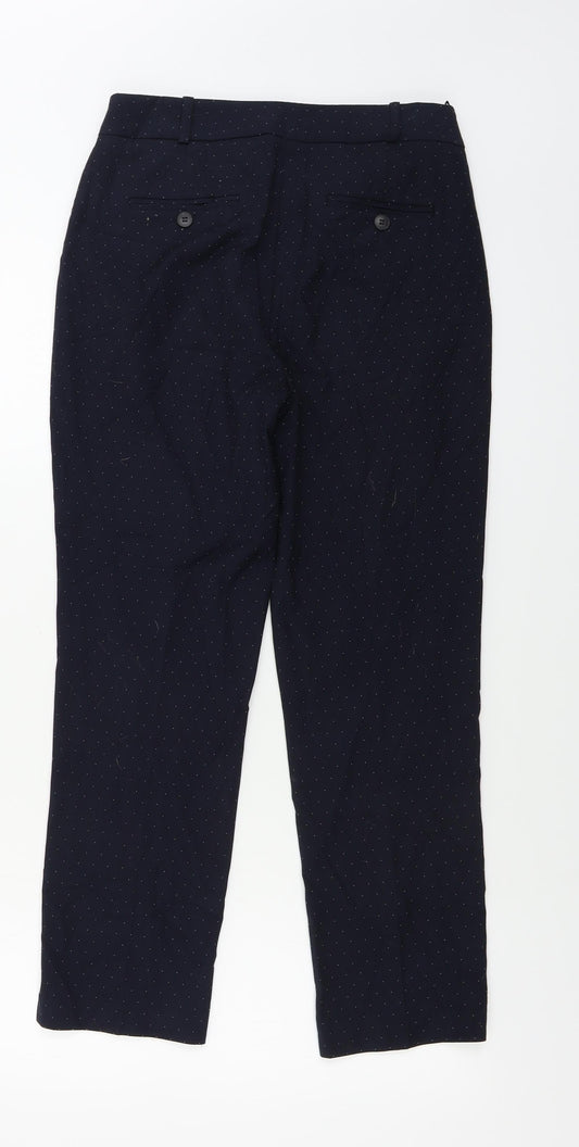 Womens UK Size 8 NEXT Regular Fit Blue Trousers