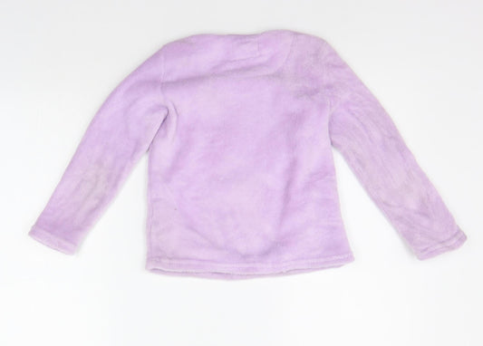 Primark Girls Purple Solid Top Pyjama Top Size 6-7 Years