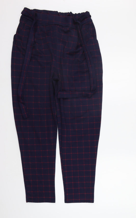 Womens UK Size 14 PRETTYLITTLETHING Regular Fit Blue Trousers