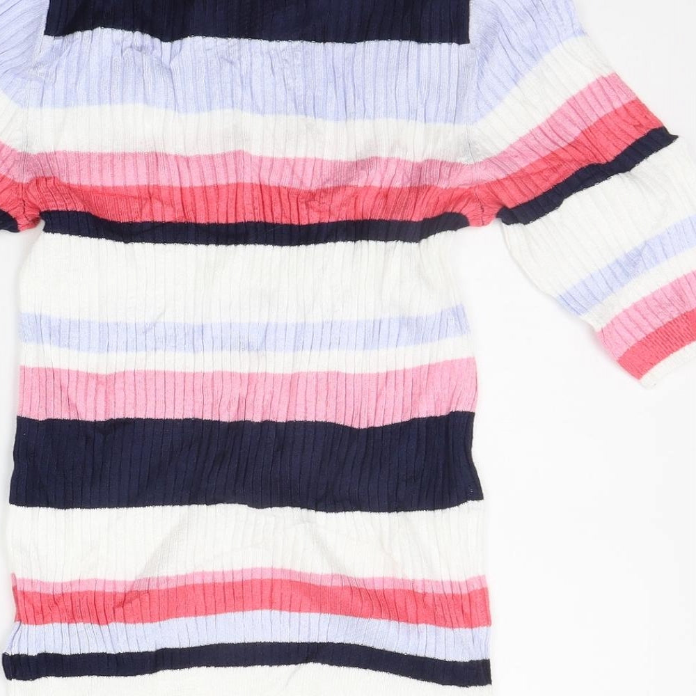 Womens UK Size 8 Marks and Spencer Multicoloured Pullover Jumper