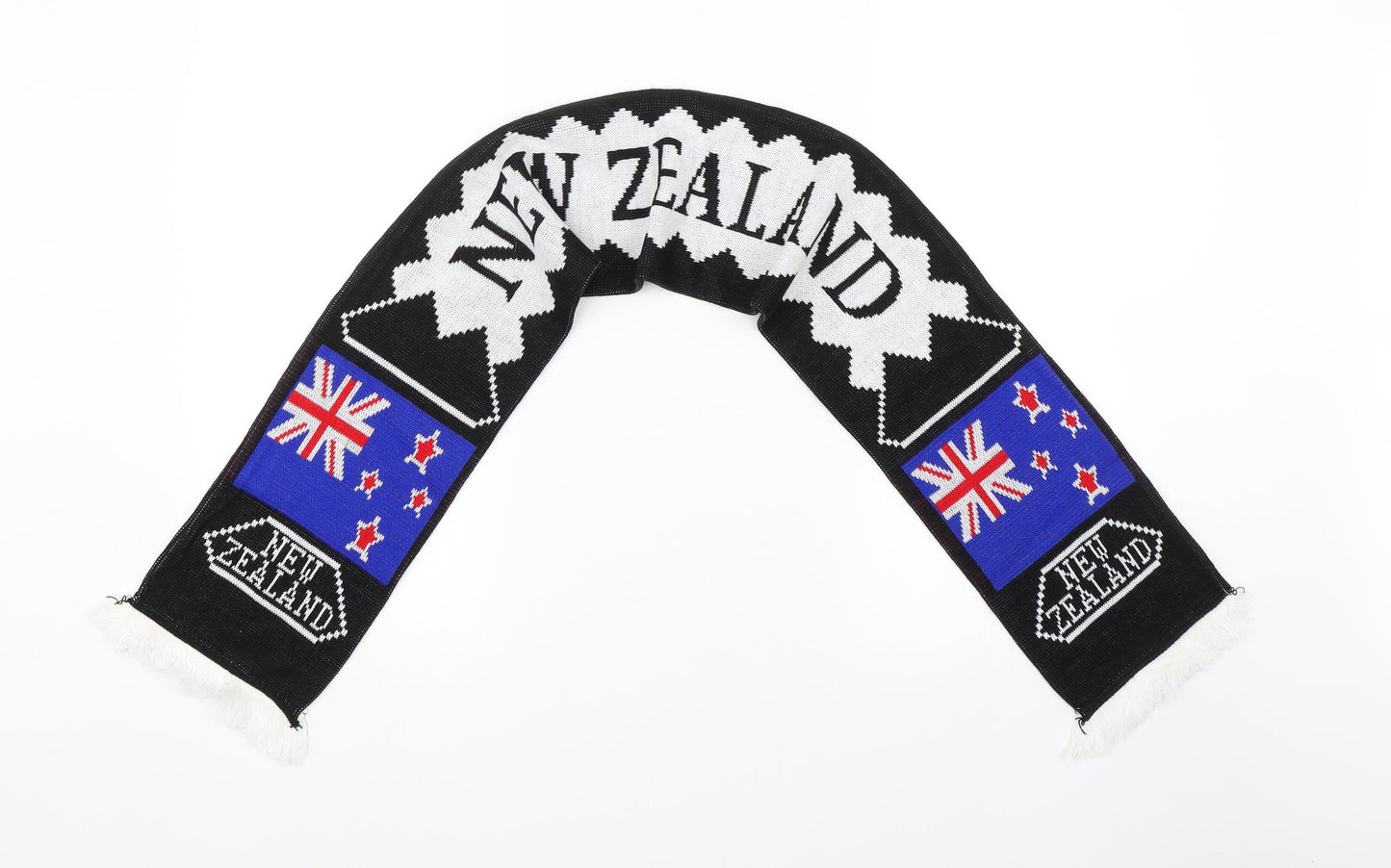 Preworn Unisex Black Scarf One Size - New Zealand