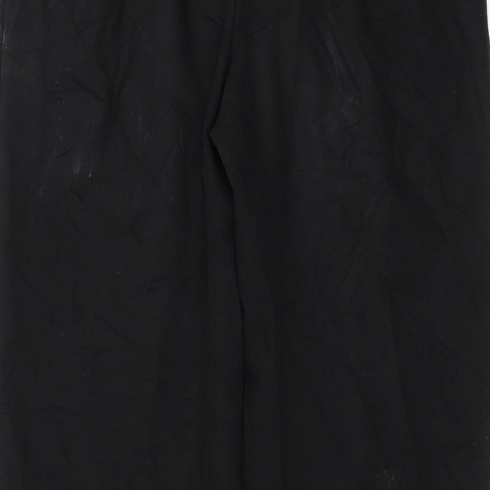 Womens UK Size 10 NEXT Regular Fit Black Trousers
