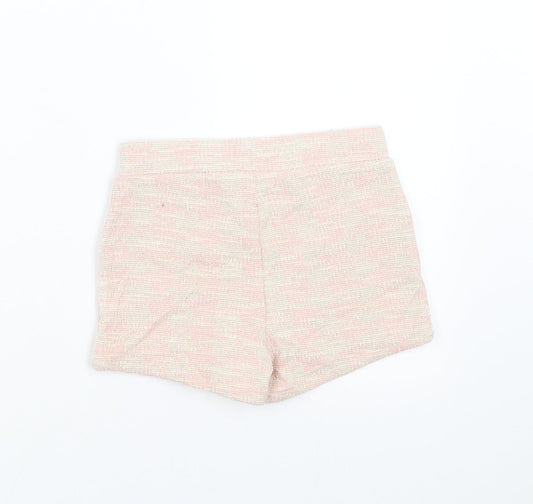 River Island Girls Pink Hot Pants Shorts Size 4-5 Years