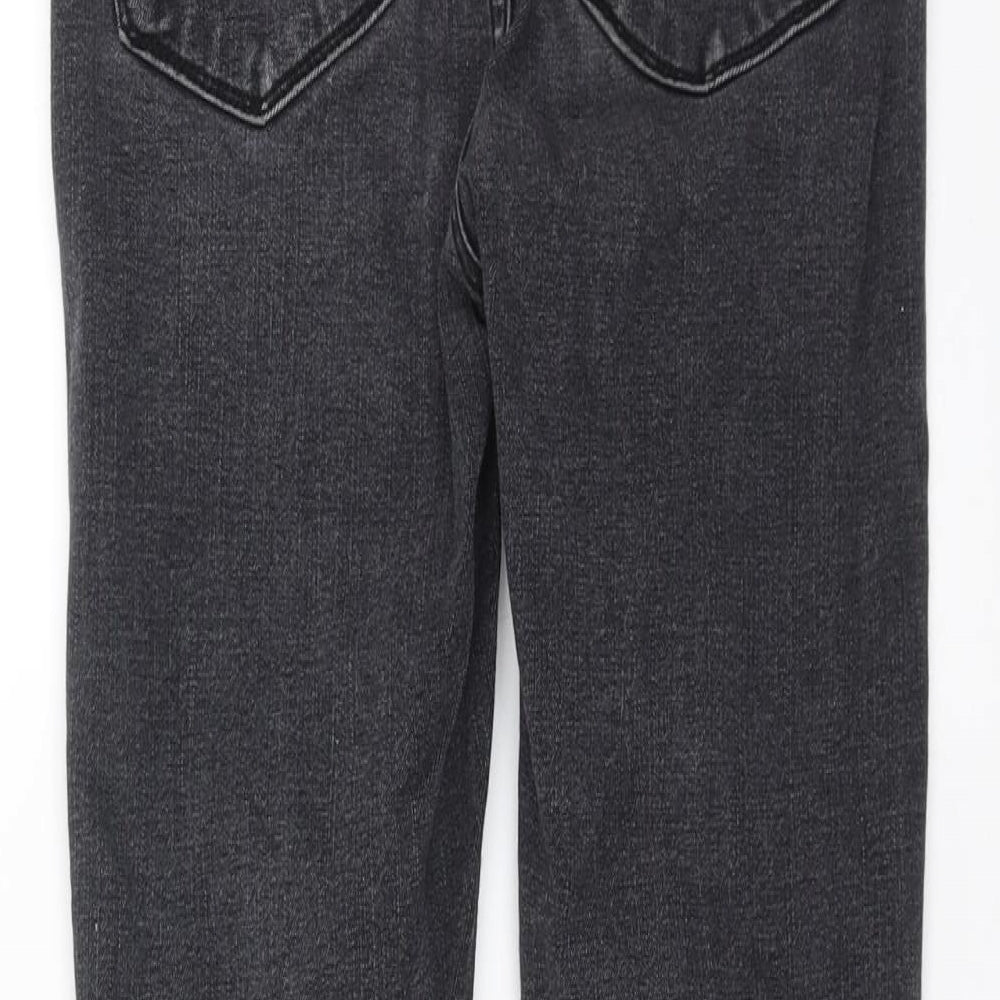 New Look Womens Grey Denim Skinny Jeans Size 6 L25 in