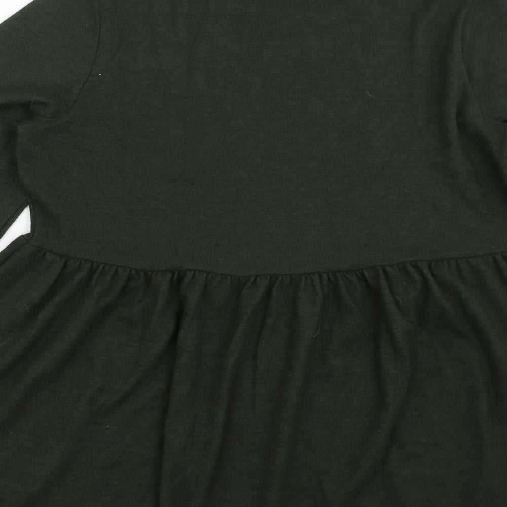 Dorothy Perkins Womens Green Knit Pullover Jumper Size 14