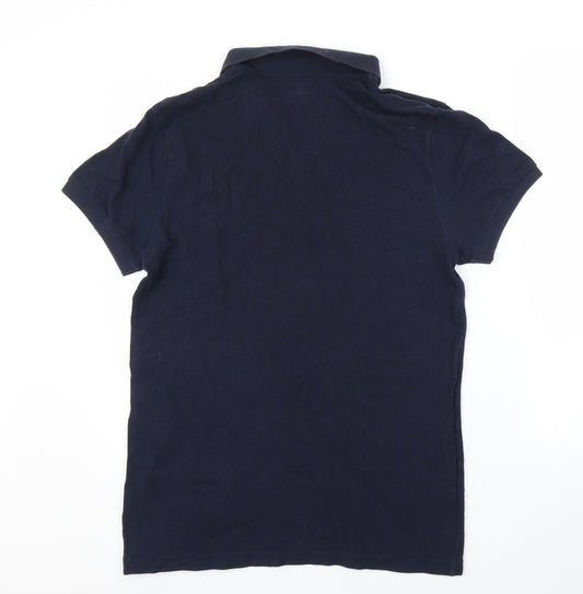 George Mens Blue Polo Size M