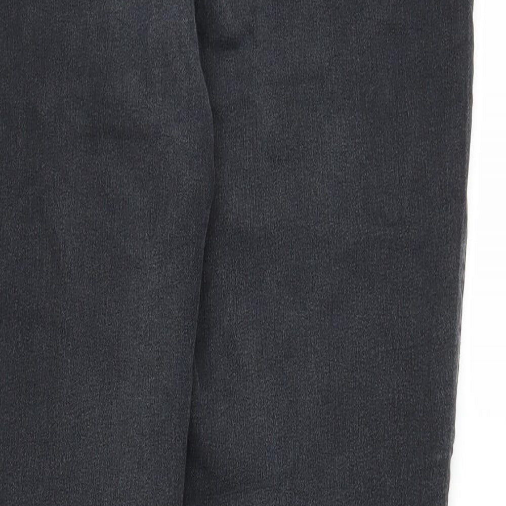 Primark Womens Black Denim Skinny Jeans Size 12 L23 in