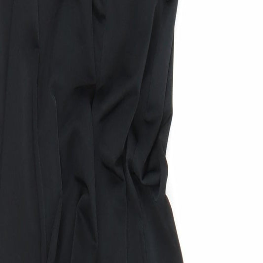 PRETTYLITTLETHING Womens Black A-Line Size S - Split down front