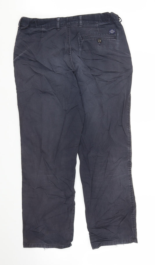 M&S Mens Blue Straight Jeans Size 34 in L26 in