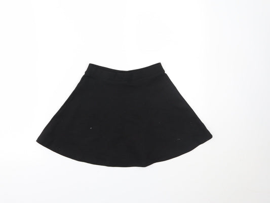 TU Girls Black Maxi Skirt Size 7 Years
