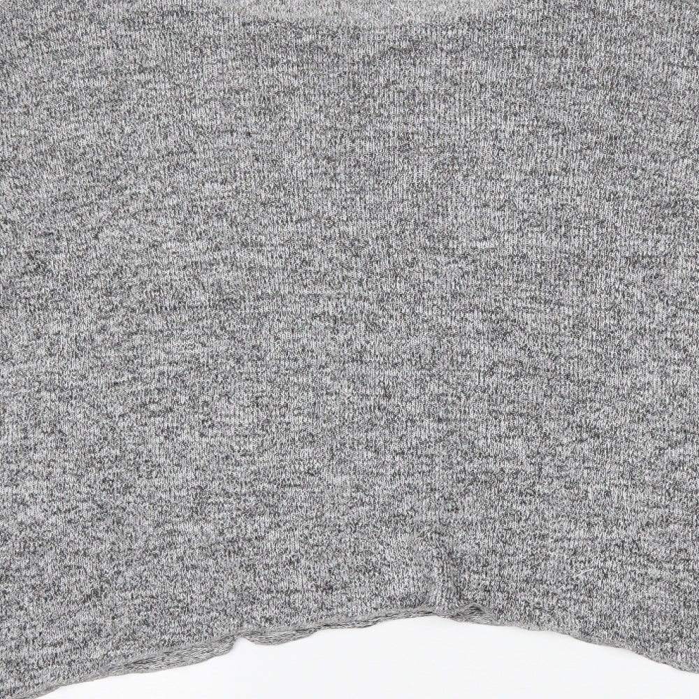 Womens UK Size 12 River Island Grey Basic Blouse