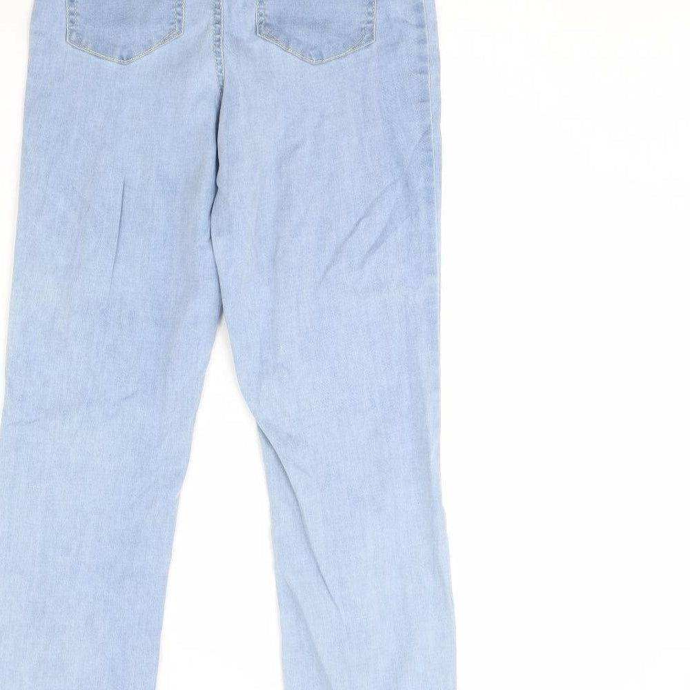 Denim & Co. Womens Blue Denim Skinny Jeans Size 10 L29 in