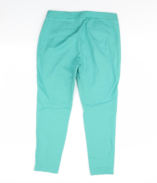 Paramour Womens Green Trousers Size 12 L29 in