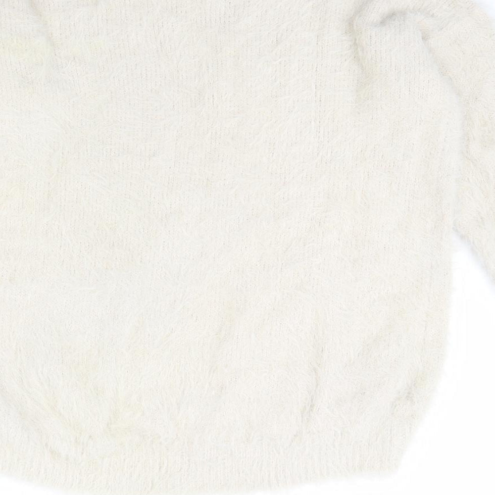 Womens UK Size 8 New Look Ivory Pullover Jumper
