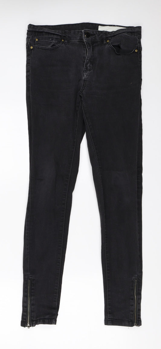Womens UK Size 29 in ESMARA Regular Fit Skinny Black Jeans