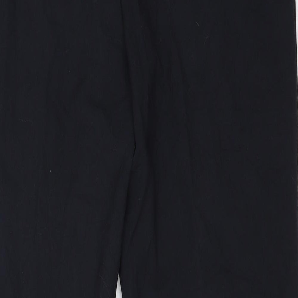 Womens UK Size 31 in Preworn Regular Fit Black Trousers