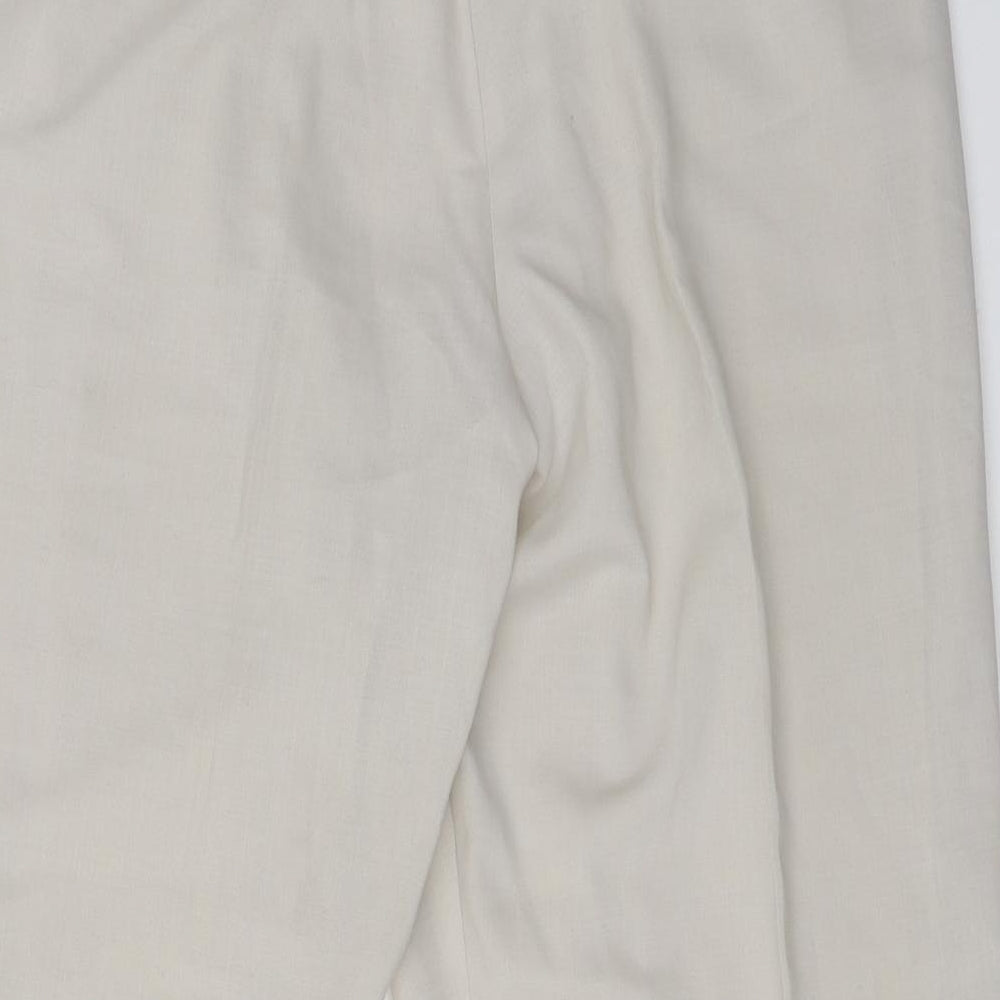 Womens UK Size 38 in Preworn Regular Fit Beige Trousers