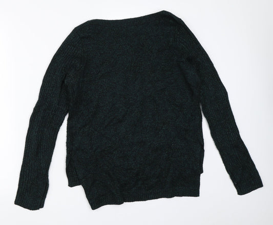 H&M Womens Green Pullover Jumper Size S
