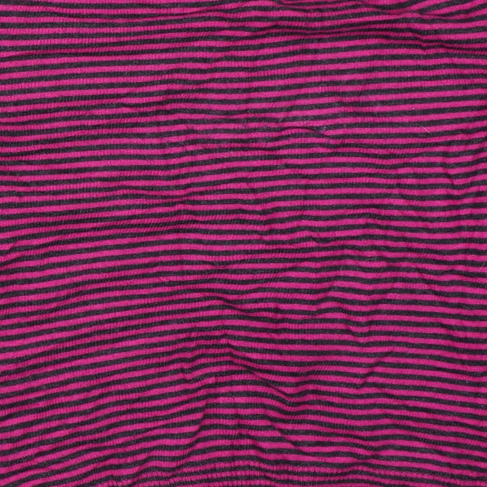 Country Casuals Womens Pink Striped Pullover Jumper Size S