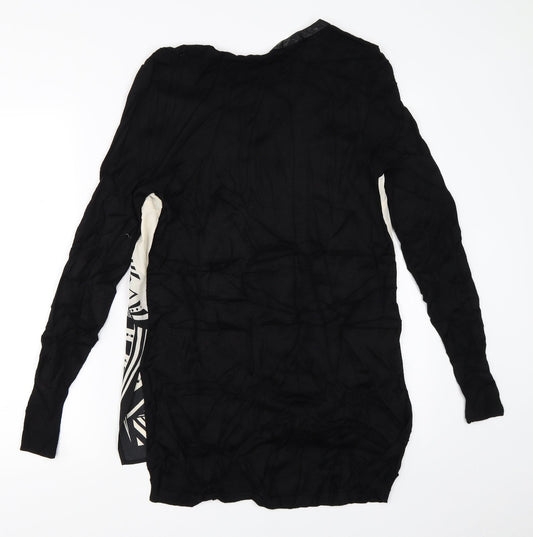 Womens UK Size M Oasis Black Pullover Jumper