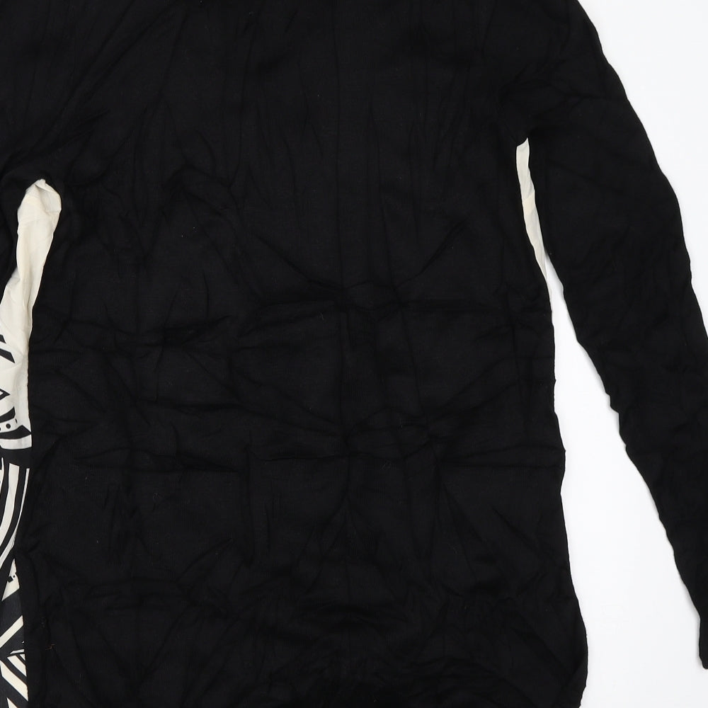 Womens UK Size M Oasis Black Pullover Jumper