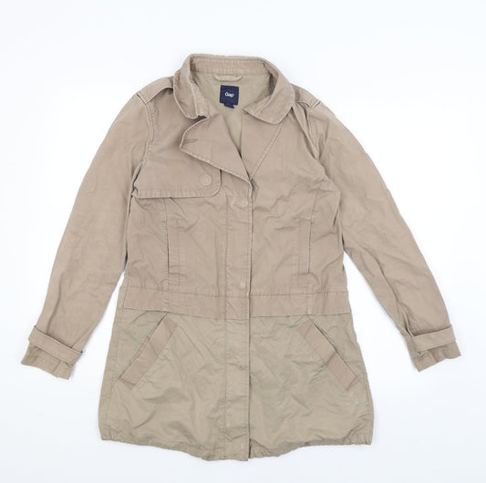 Womens UK Size 8 Gap Brown Overcoat